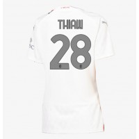 Dres AC Milan Malick Thiaw #28 Gostujuci za Žensko 2023-24 Kratak Rukav